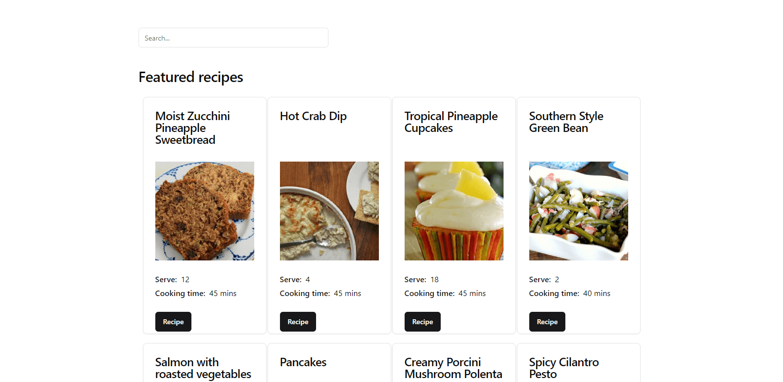 image for Recipe finder